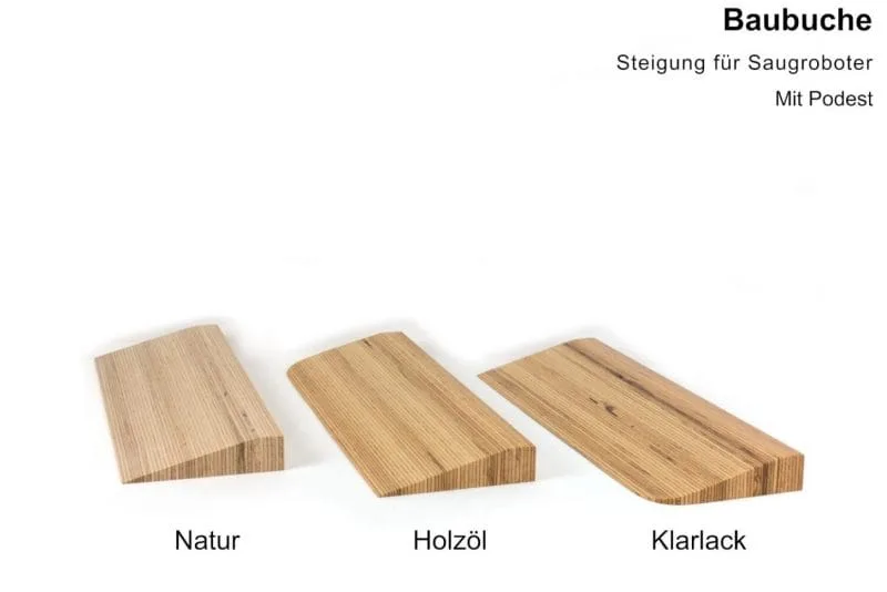 Custom Robot Vacuum Threshold Ramp – Wood up to 10 cm - Image 8
