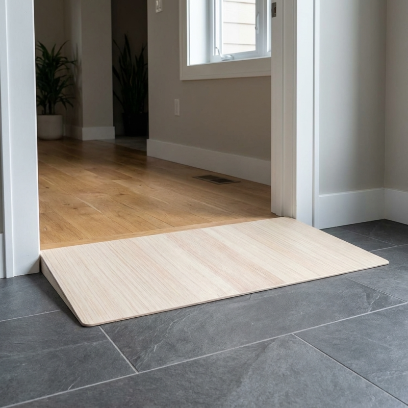 Stufenrampen aus Holz für Saugroboter nach Maß vom Schreiner